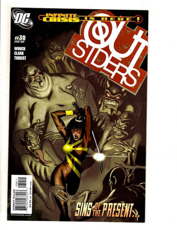 Lot Of 11 Outsiders DC Comic Books # 18 19 24 29 30 31 32 34 36 37 38 MF13