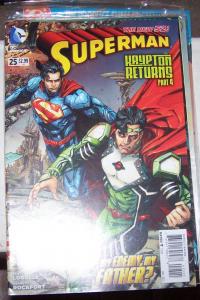 SUPERMAN #25 (January 2014, DC) NEW 52 KRYPTON RETURNS PT 4