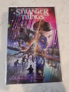 ​STRANGER THINGS #1 SCORPION COMICS VARIANT SIGNED BY CLAYTON CRAIN WITH COA