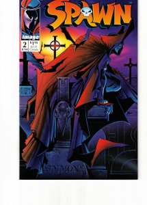 Spawn #2 (1992) NM- High-Grade 2nd McFarlane 2nd app Spawn Lynchburg certificate