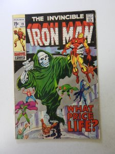 Iron Man #19 (1969) VG condition moisture damage