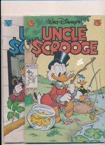 Gladstone Comics Set of 2- Walt Disney's Uncle Scrooge #301 & #302 NM (SRU109)