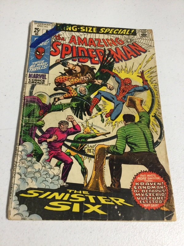 Amazing Spider-Man King Size Special 6 Gd Good 2.0 Marvel Comics