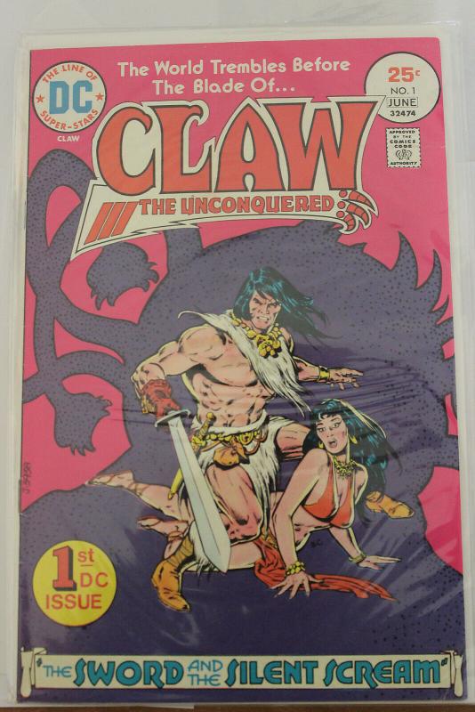 Claw the Unconquered #1 (June 1975, DC) NM