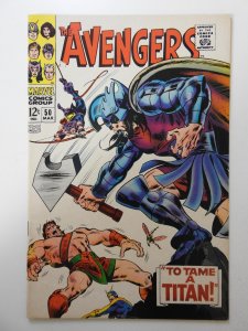 The Avengers #50 (1968) VG Condition! Tape pull front cover