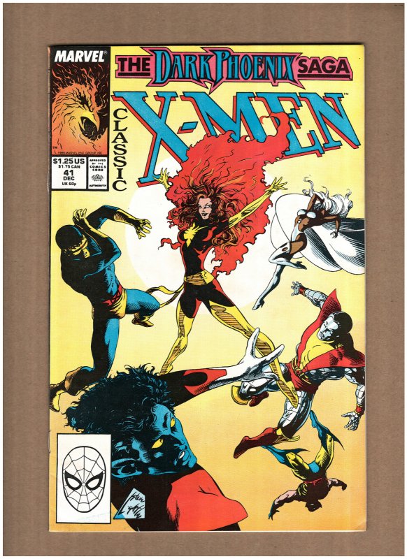 Classic X-Men #41 Marvel 1989 Claremont & John Byrne DARK PHOENIX SAGA VF+ 8.5