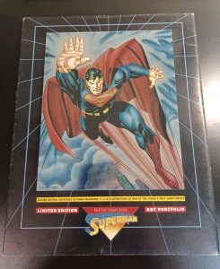 Superman Limited Edition Art Portfolio - (8) 11 x 14 prints - 1993