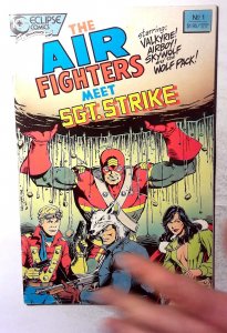 The Airfighters Meet Sgt. Strike Special #1 1988 Eclipse Comics 1st Print Comic