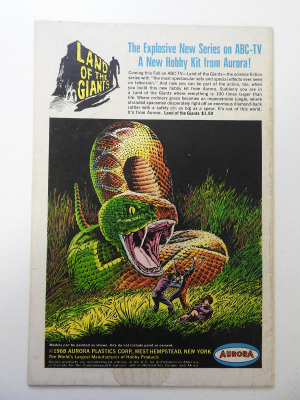 Metal Men #34 (1968) VG+ Condition moisture stain