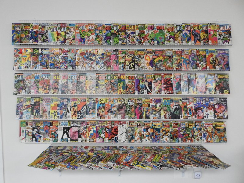 Huge Lot 190+ Comics W/ Hulk, Spider-Man, Iron Man, +More! Avg VF- Condition!