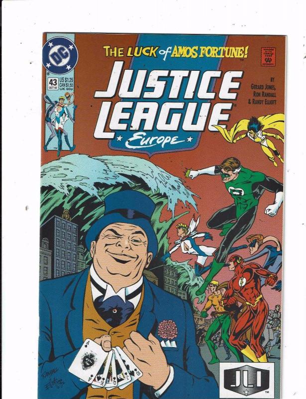 Lot of 8 Justice League Europe DC Comic Books #43 44 45 46 47 48 49 50 TW44