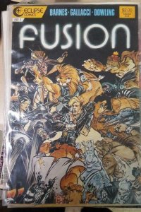 FUSION #1, VF/NM, Barnes, Eclipse, 1987, more in store