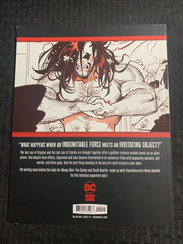 2022 SUPERMAN VS LOBO Book #2 SC DC Black Label VF 8.0 Mirka Andolfo