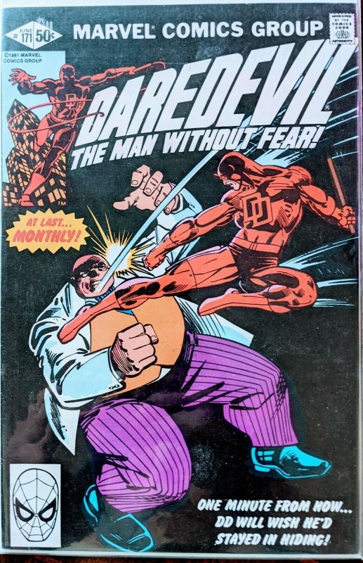 DAREDEVIL #171! KINGPING COVER! VF+