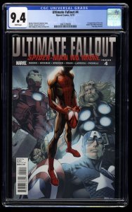 Ultimate Fallout #4 CGC NM 9.4 White Pages 1st Print 1st Miles Morales!