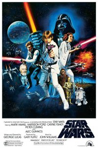 Star Wars 1977 Movie Poster 24 x 36 inches