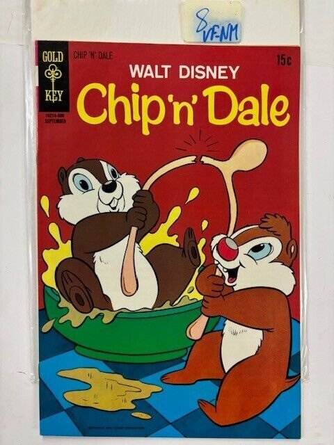 CHIP N' DALE #8 VF-NM GOLD KEY September 1970