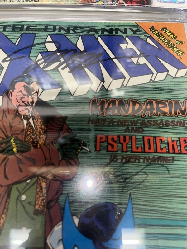 Uncanny X - Men (1989) #256 (CGC 9.8 SS) Signed Jim Lee & Chris Claremont