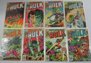 Hulk comic lot from #201-249 42 different books average 4.0 VG (1976-80)