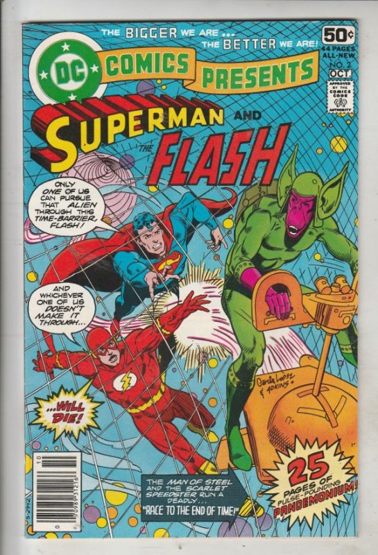 DC Comics Presents #2 (Sep-78) VF+ High-Grade Superman