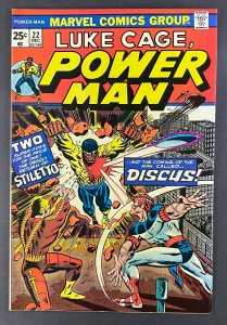 Power Man (1974) #22 VF+ (8.5) Luke Cage 1st App Discus / Stiletto