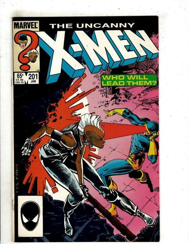 Uncanny X-Men # 201 VF/NM Marvel Comic Book 1st Baby Cable Wolverine Storm YY10