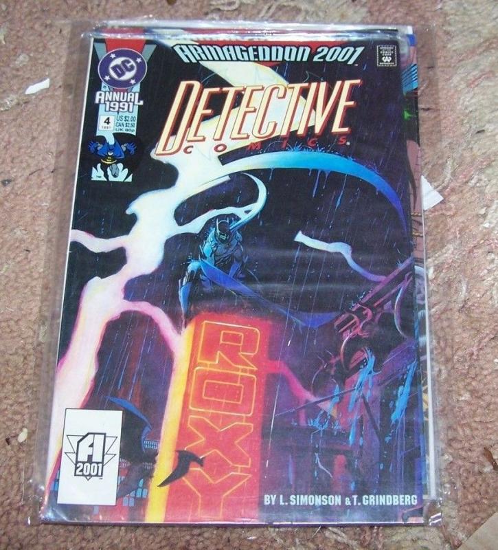 DETECTIVE COMICS ANNUAL # 4 1991  BATMAN- ROBIN DC JOKER TWO FACE RA'S AL GHUL