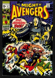 Avengers #67 FN+ 6.5 Ultron! Marvel Comics Thor Captain America