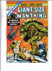 Giant-Size Man-Thing #3 (Feb-75) VF+ High-Grade Man-Thing