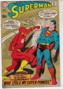Superman #220 (Oct-69) FN/VF- Mid-High-Grade Superman
