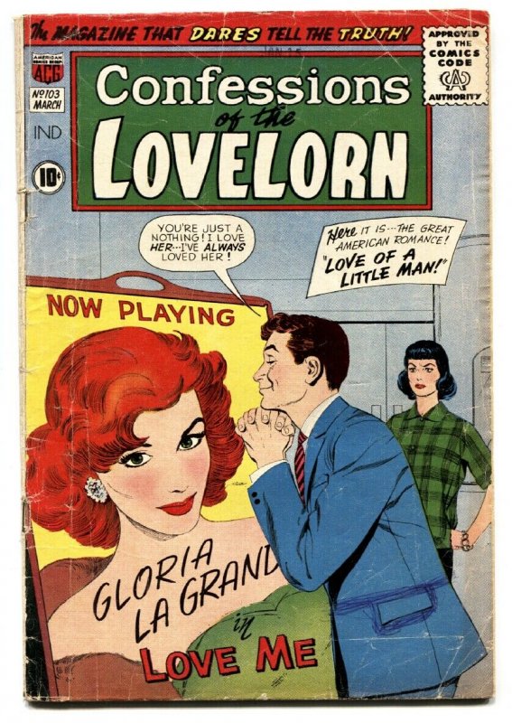 Confessions Of The Lovelorn #103 ACG 1959 Romance-LOVE OF A LITTLE MAN! 