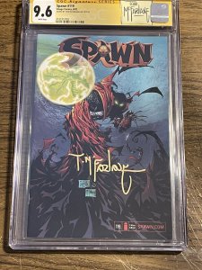 Spawn #119 CGC 9.6 SIGNED MCFARLANE Gunslinger Spawn Cameo SS CUSTOM LABEL