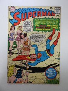 Superman #180 (1965) VG condition rusty staples