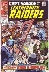 Captain Savage and His Leatherneck Raiders #6 (Sep-68) VF+ High-Grade Captain...