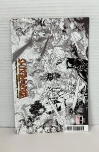 War of the Realms #1 Dauterman Black and White Cover (2019)