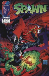 Spawn #1 FN ; Image | Todd McFarlane - with poster