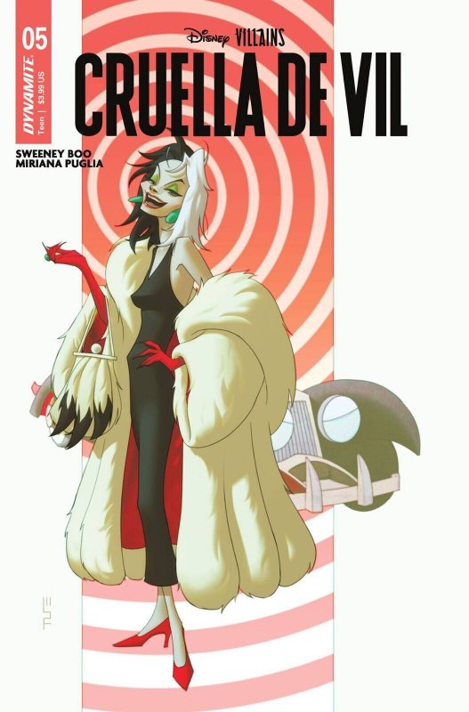 Disney Villains Cruella De Vil #5 2024 Forbes Cover B Dynamite EB190
