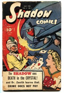 SHADOW COMICS v.6 #4--DOC SAVAGE-PLAYING CARDS--1946