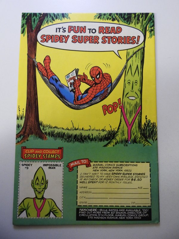 Spidey Super Stories #25 (1977) FN Condition