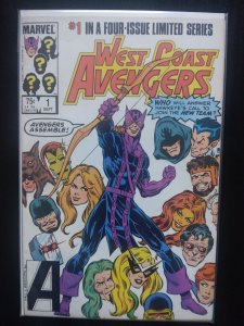 West Coast Avengers #1-4 (1984) complete set Stern/Hall Hawkeye, Wonder Man 2 3