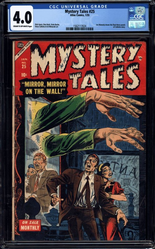 Mystery Tales #25 (1955) CGC 4.0 VG