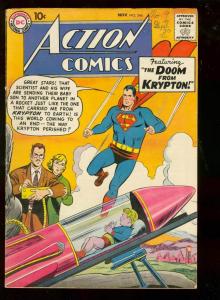 ACTION COMICS #246-1958-SUPERMAN-DOOM FROM KRYTON CONGO VG+