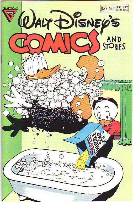 Comics and Stories, Walt Disney's #540 (Jul-89) MT- Super-High-Grade Donald D...