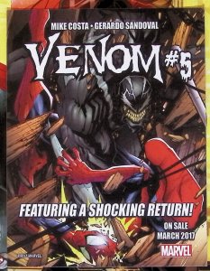 MARVEL ELEKTRA BULLSEYE KINGPIN MONSTERS UNLEASHED Promotional Poster + Venom