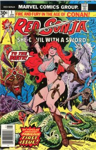 Red Sonja 1  VF  1976  Frank Thorne Art!