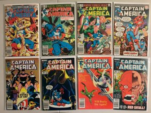 Captain America comics lot #267-340 + 1 annual newsstand 27 diff (1982-88)