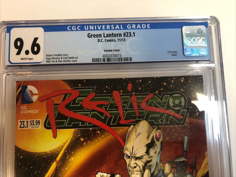Green Lantern (2013) # 23.1 (CGC WP 9.8) Rare Newsstand | Census=5