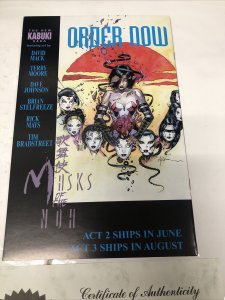 Habuki :Masks Of The Noh (1996) # 1 Variant • Calibar Comics • Signed David Mack