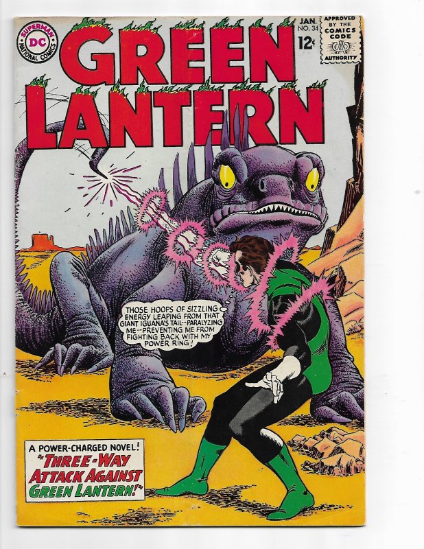 Green Lantern #34 (1965) FN-VF