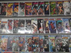 Huge Lot of 160+ Comics W/ Vampirella, Superman, Warlock Avg. VF- Condition!